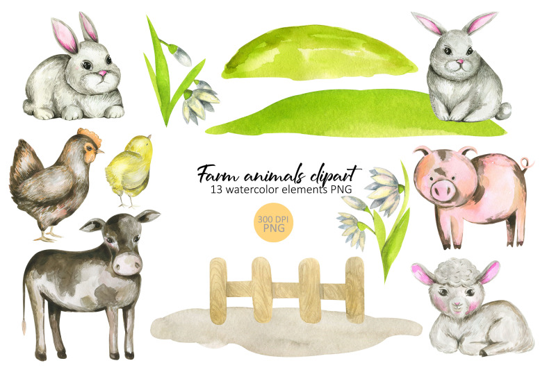 watercolor-farm-animals-clipart