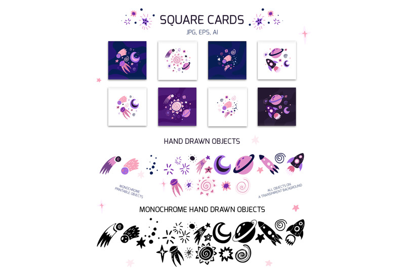 vector-set-cute-universe