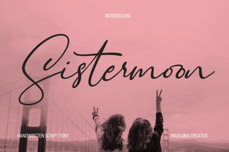 sistermoon-script-font