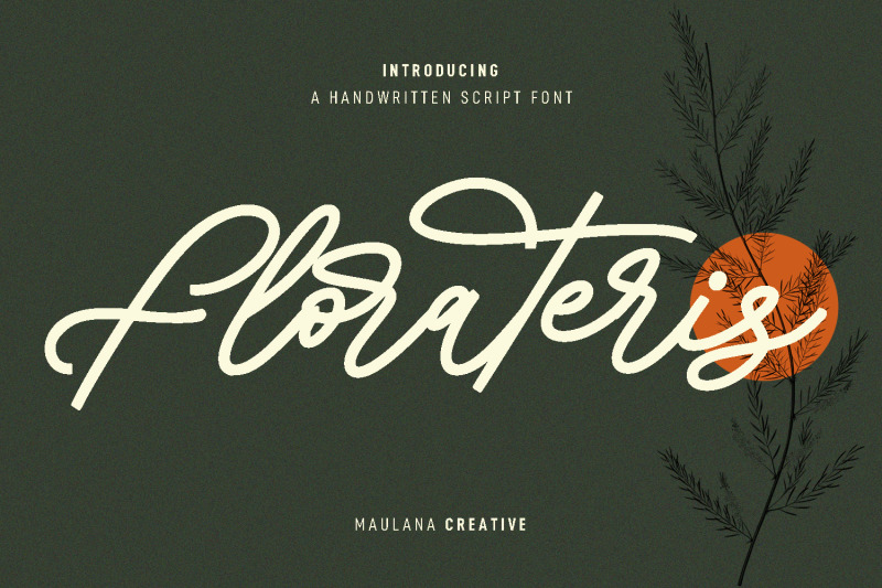 florateris-cursive-script-font