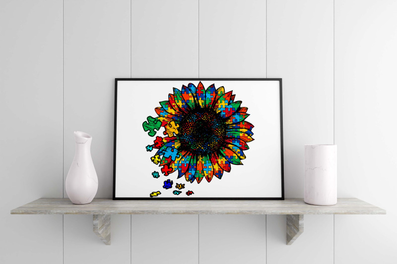 autism-sunflower-puzzle-sublimation