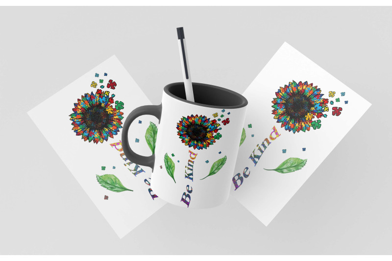 be-kind-sunflower-autism-sublimation