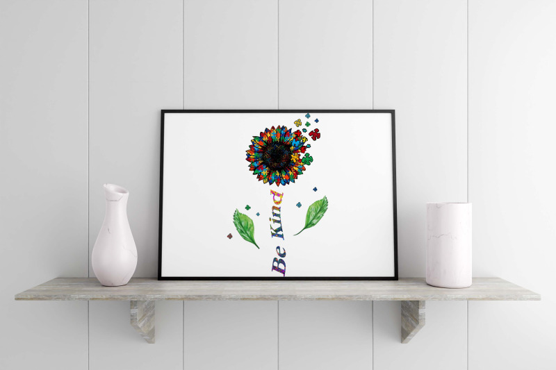 be-kind-sunflower-autism-sublimation