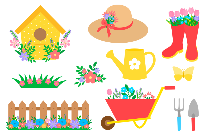 spring-clipart-spring-bundle-svg-spring-flowers-gardening