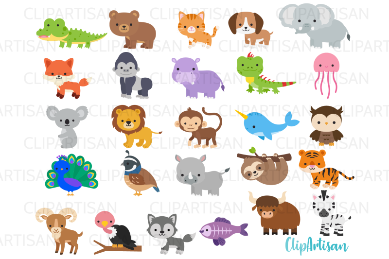 animals-a-to-z-clipart-animal-alphabet-clip-art