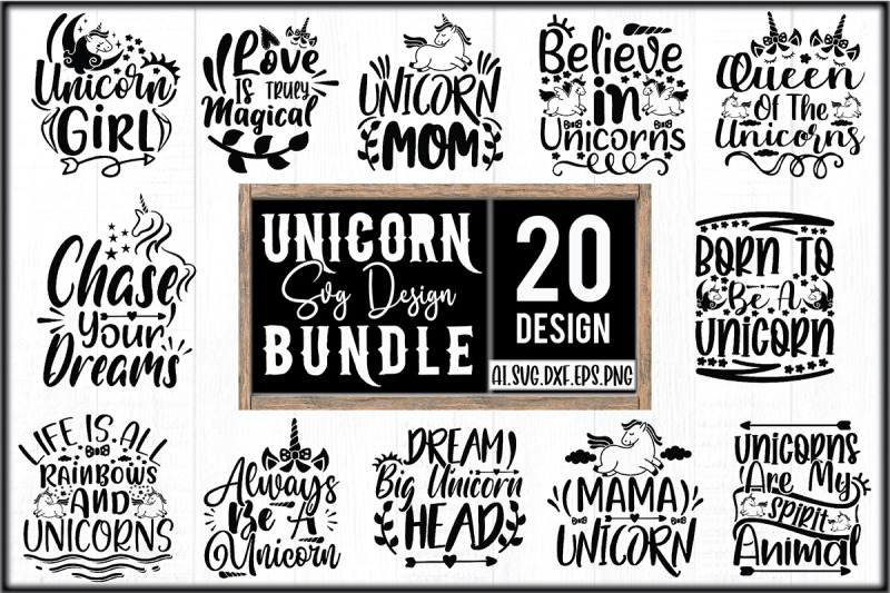 unicorn-svg-design-bundle