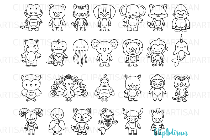 animals-a-to-z-clipart-animal-alphabet-digital-stamps