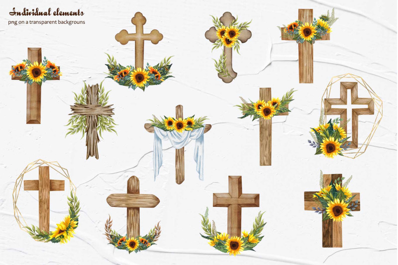 floral-crosses-watercolor-clipart