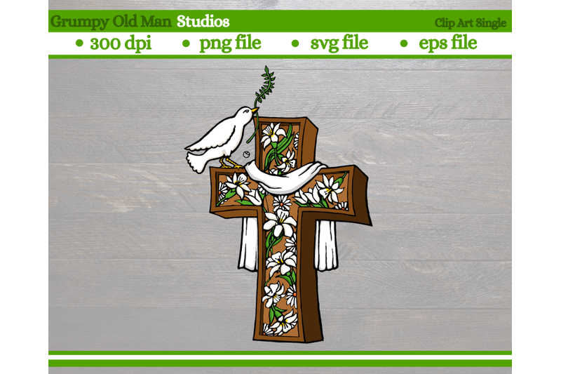 easter-cross-with-lilies-and-peace-dove