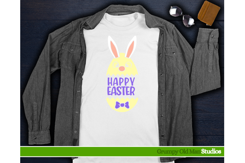 easter-egg-bunny-with-bow-tie-happy-easter