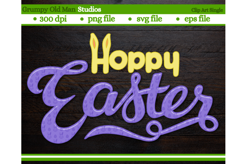 hoppy-easter-sign-design