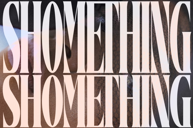 shomething-typeface