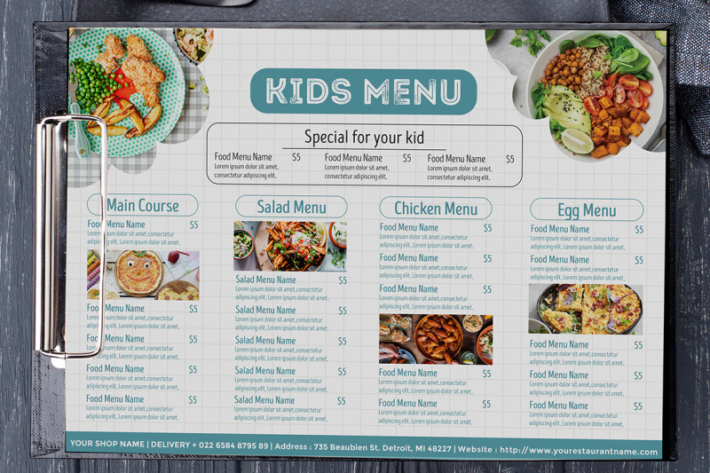 kids-menu-flyer