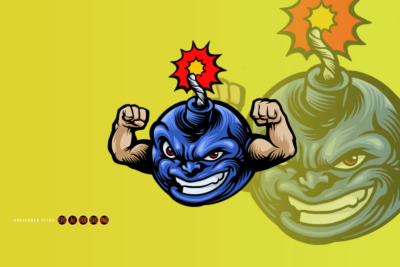 the-strongest-bomb-mascot-cartoon-style-svg