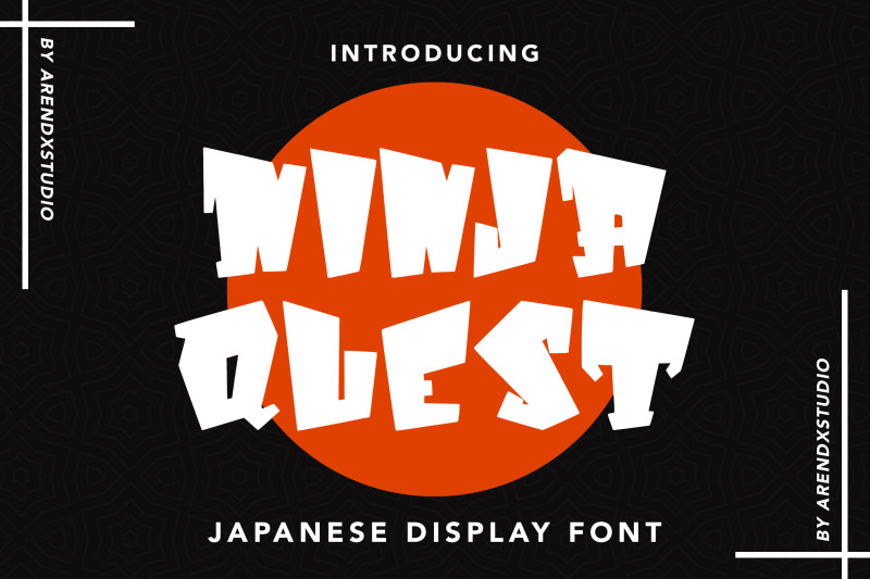 ninja-quest-japanese-display-font