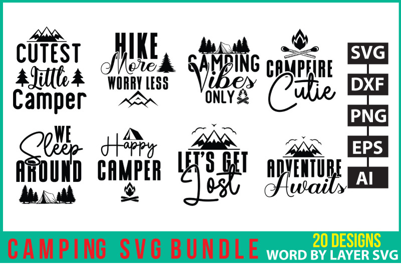 camping-layered-file-camping-cut-file-bundle-camping-svg-bundle-camp