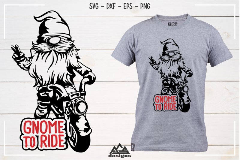 gnome-to-ride-gnome-biker-svg-design