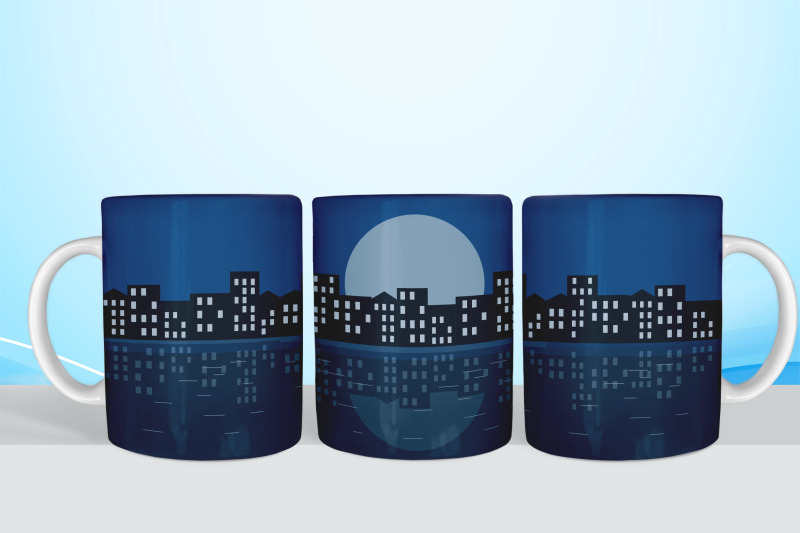 coffee-mug-wrap-night-city-landscape-png