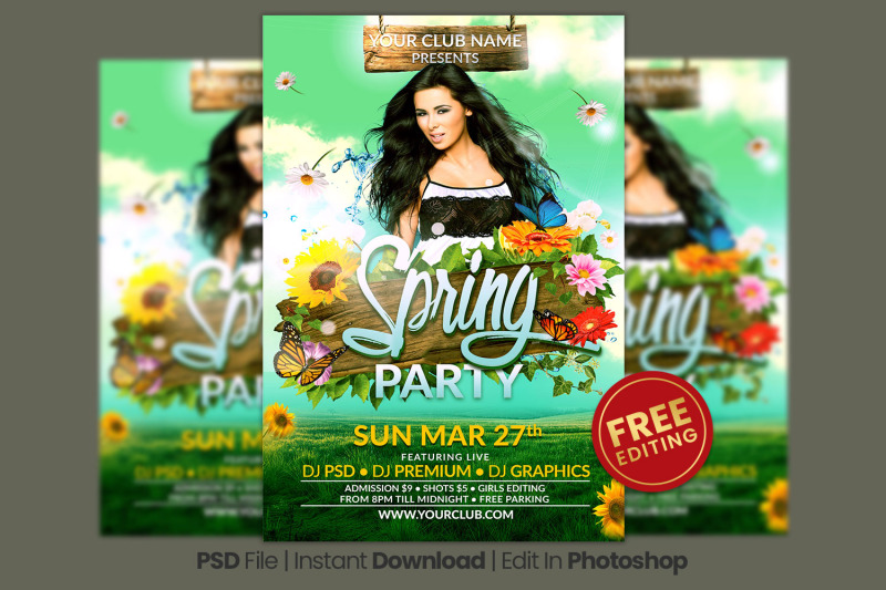 modern-creative-spring-party-flyer-template