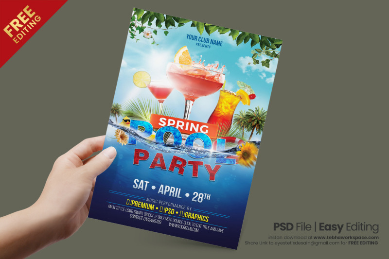 modern-creative-spring-pool-party-flyer-template