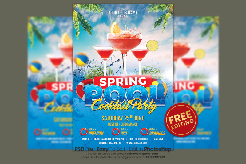 modern-creative-spring-pool-cocktail-party-flyer-template