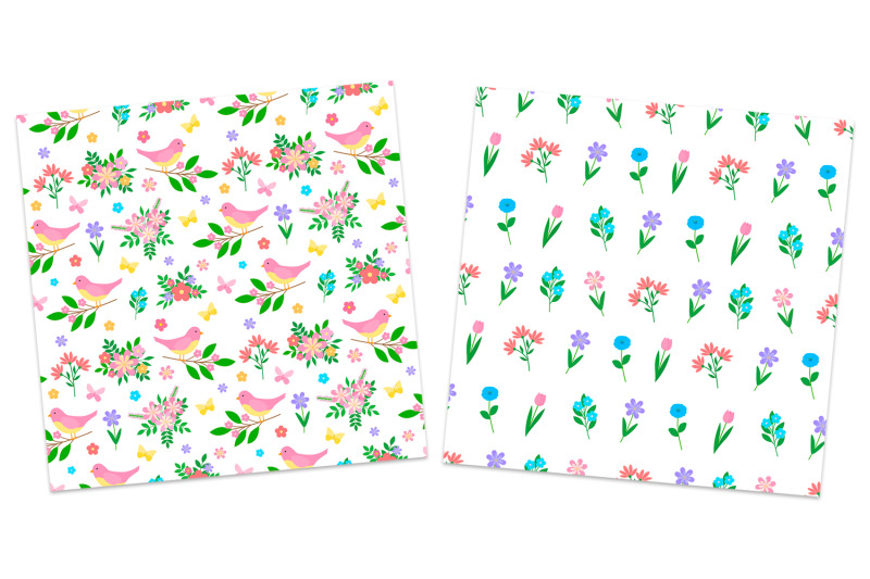 spring-pattern-spring-flowers-pattern-gardening-pattern