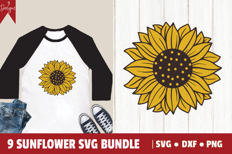 sunflower-svg-bundle-file