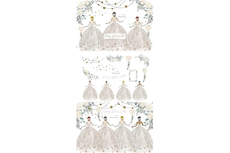 modern-creamy-white-princess-dresses-elegant-white-flower-clipart