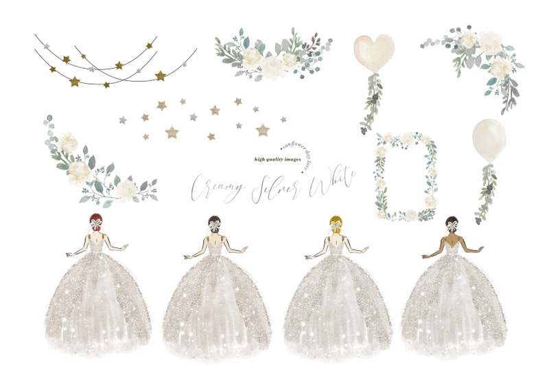 modern-creamy-white-princess-dresses-elegant-white-flower-clipart
