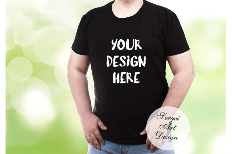 blank-men-039-s-black-t-shirt-mockup-apparel-display