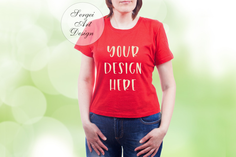 women-039-s-t-shirt-mockup-bella-canvas-mock-up