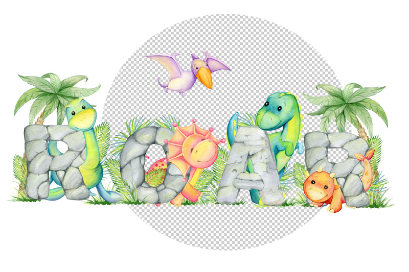 watercolor-animals-cute-dinosaur-baby-cartoon-clip-art-print-clipa