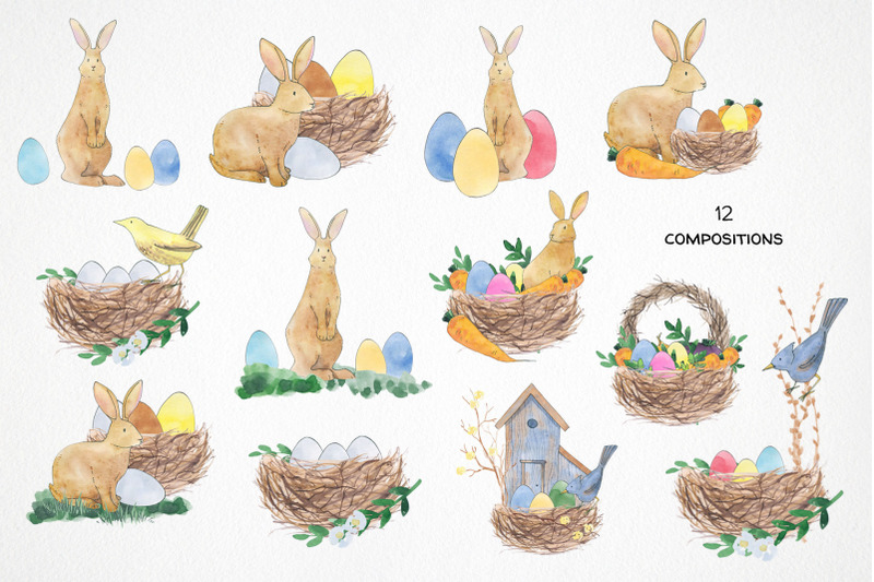 watercolor-easter-clipart-bunny-with-eggs-basket-png-rabbit-images