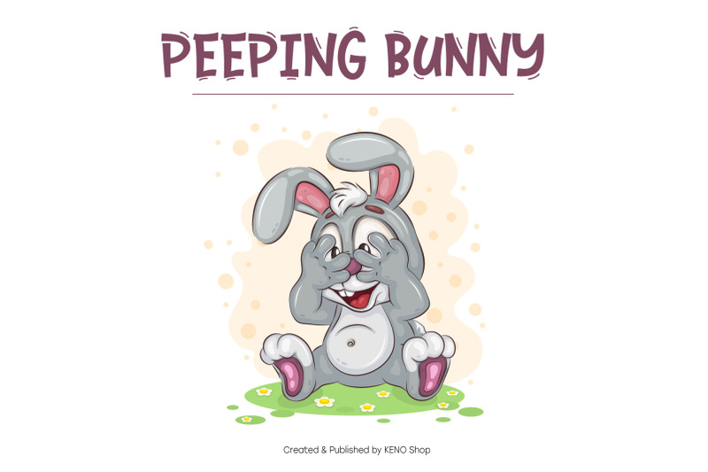 peeping-easter-bunny-t-shirt-png-svg