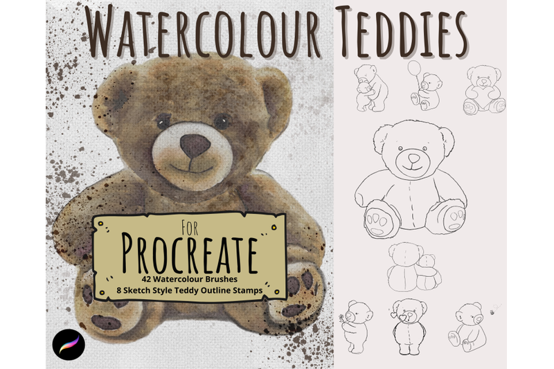 procreate-watercolour-teddies-42-watercolour-brushes-amp-8-bear-stamps