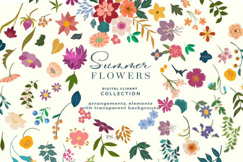 summer-flowers-digital-floral-clipart