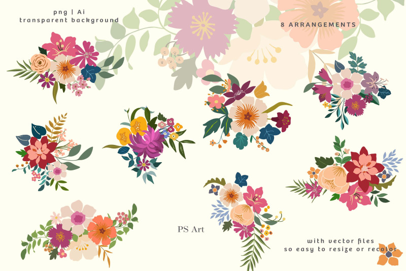 summer-flowers-digital-floral-clipart