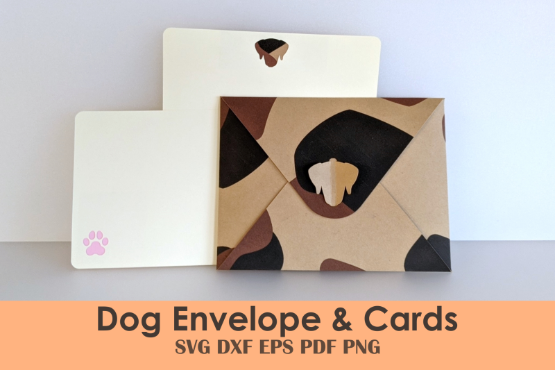 dog-envelope-and-card-template
