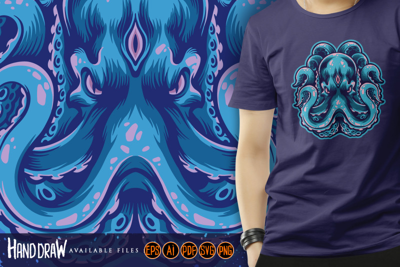 the-angry-octopus-mascot-logo-kraken-illustrations