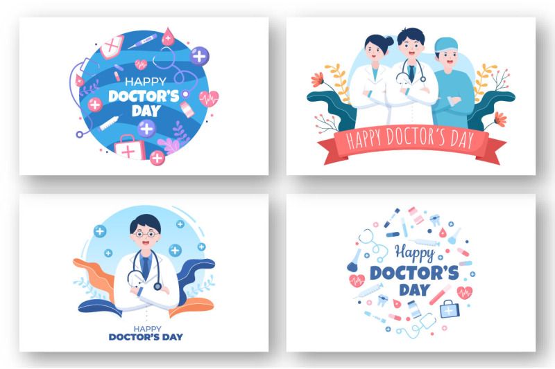 12-world-doctors-day-vector-illustration