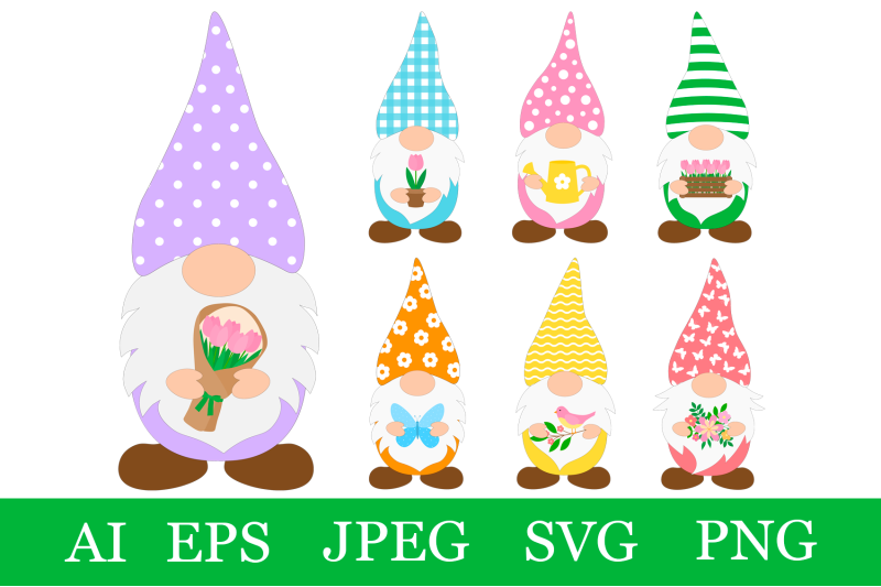 spring-gnomes-bundle-spring-gnomes-svg-gnomes-sublimation