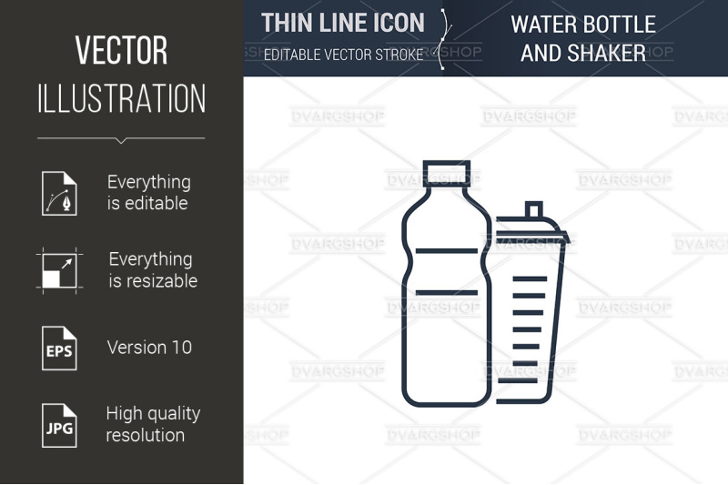 water-bottle-and-shaker-icon