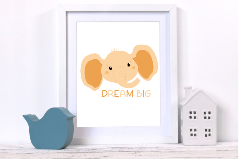 cute-cartoon-animal-baby-elephant-sublimation-png-dream-big