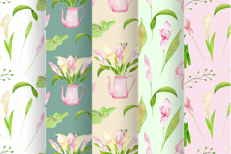 watercolor-calla-lily-set-clipart-patterns