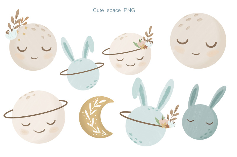 watercolor-space-bunny-clipart-rabbit-clipart-space-png