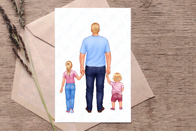 best-daddy-clipart-dad-and-children-clipart