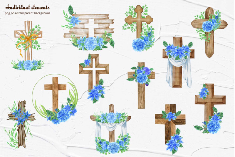 floral-crosses-watercolor-clipart