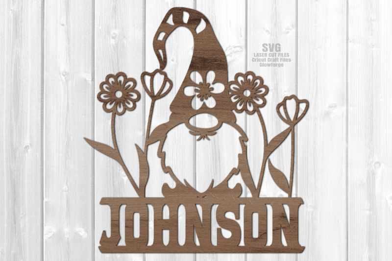 monogram-floral-gnome-welcome-sign-svg-laser-cut-files-glowforge