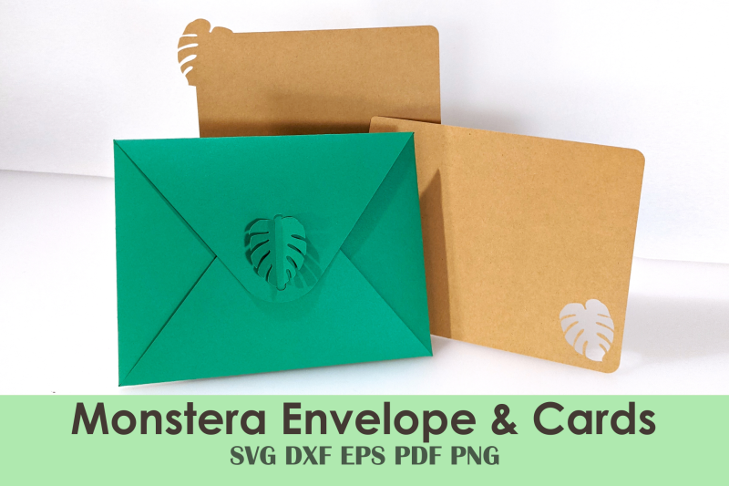 monstera-envelope-and-note-cards