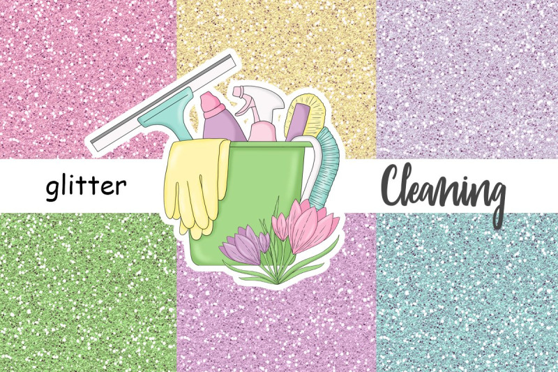 cleaning-glitter